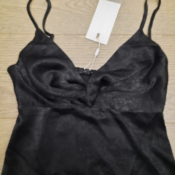 NWT ENDLESS ROSE Black Y2K Baby doll Tank Top - Picture 3 of 9